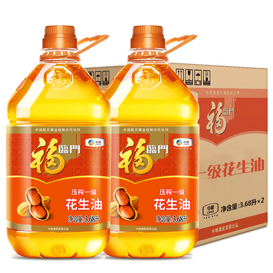 【天猫超市】
福临门压榨花生油(每个ID限购5件)
