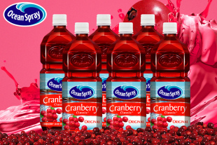 【天猫超市】美国进口Ocean Spray优鲜沛蔓越莓果汁酸甜味1L*6瓶