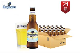 比利时原装进口 白啤酒330ml*24瓶