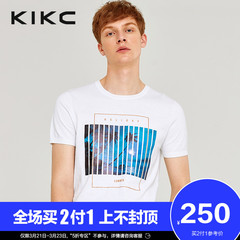 kikc短袖T恤男热卖夏季新款韩版纯