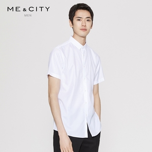 mecity男短袖衬衫