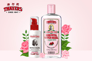 Thayers金缕梅玫瑰花瓣爽肤水润套
