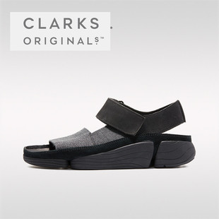 Clarks其乐男鞋夏季三瓣凉鞋