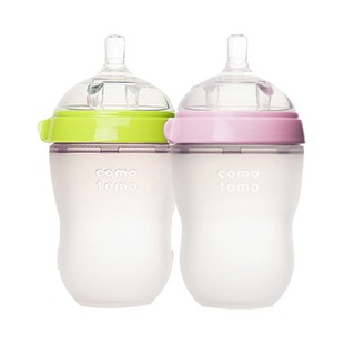 美国Comotomo可么多么进口奶瓶婴儿防胀气全硅胶奶瓶
