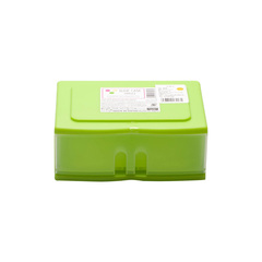日本Daiso收纳盒可抽屉式桌面整理盒圆形办公储物盒文具学生杂物