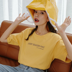 短袖t恤女2020年夏季新款韩版字母