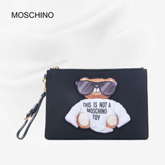 moschino/莫斯奇诺嘻哈泰迪手拿包