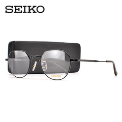 Seiko精工眼镜框男女时尚复古圆框