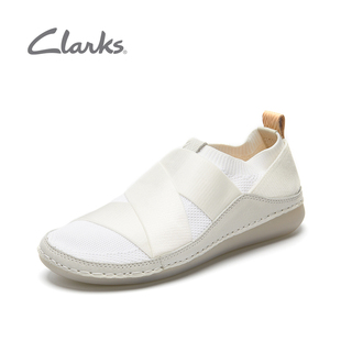 clarks其乐女鞋小白鞋