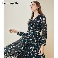 拉夏贝尔连衣裙2020春季新款有气质