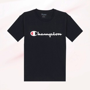 Champion春夏男女同款草写短袖T恤
