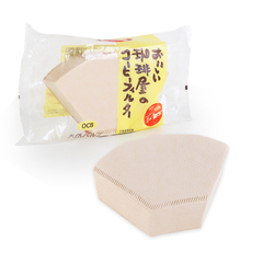 日本进口三洋滤纸CAFEC手冲咖啡过滤纸滤网扇形过滤100张