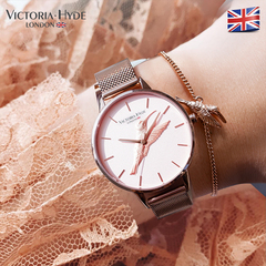 VictoriaHyde手表女时尚潮流3D浮雕石英表蜂鸟防水女士vh手表
