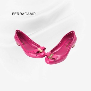 FERRAGAMO/菲拉格慕LOGO皮鞋高跟鞋