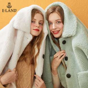 ELAND2019秋冬新款毛圈短外套