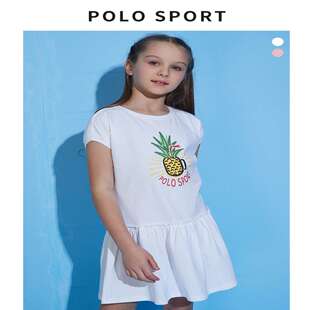 PoloSport童装夏季新款菠萝连衣裙