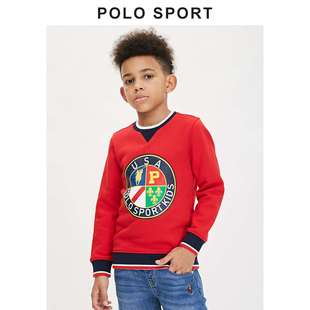 Polosport秋冬男童19新品图案卫衣