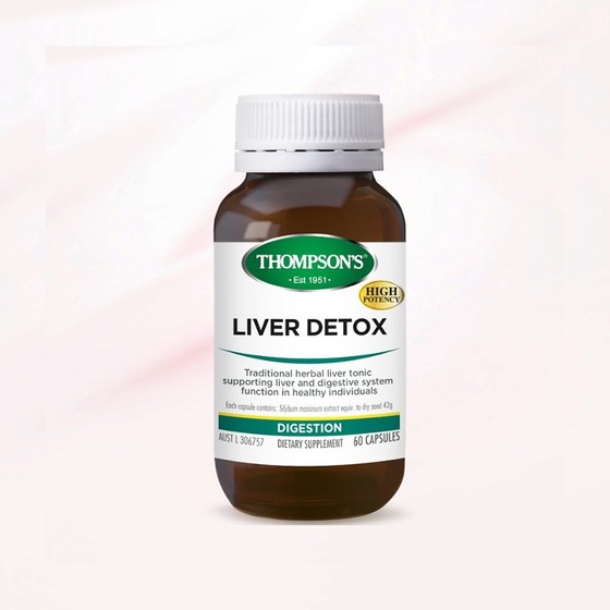 【thompsons海外旗舰店】 澳洲进口汤普森水飞蓟精华胶囊60粒(每个id