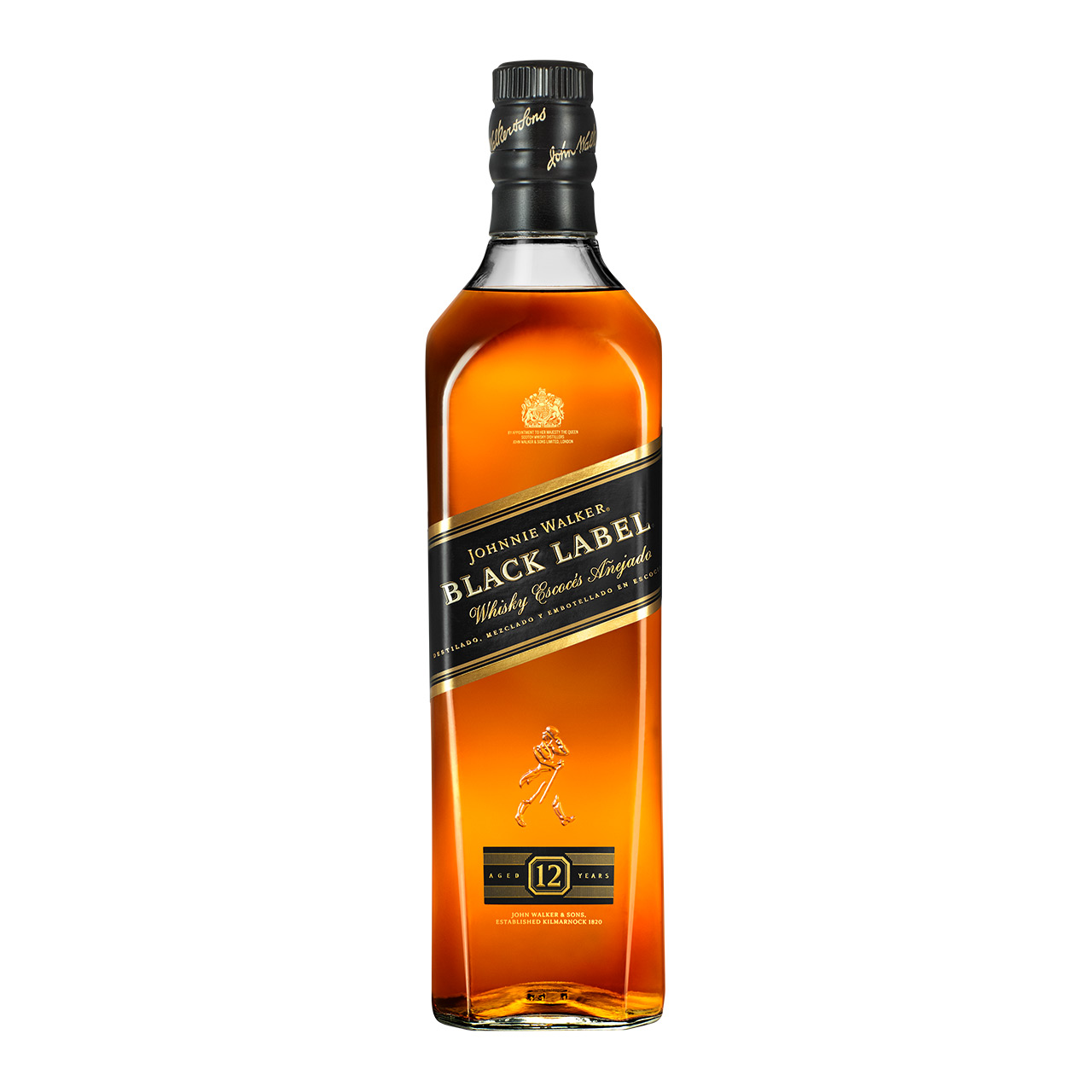 尊尼获加黑牌威士忌500ml进口洋酒烈酒黑方聚会