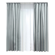 Full shade cloth curtain cloth shade cloth bedroom balcony float window without hole installation