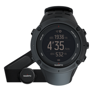suunto颂拓ambit拓野系列拓野3peak黑户外运动腕表