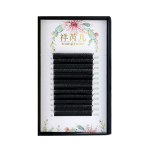 12 rows of Y-shaped eyelashes grafted love woven mesh cross style one second thick blooming