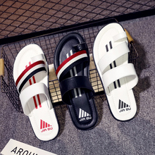 Summer men's flip flops wear sandals outdoor antiskid beach shoes men's holiday seaside