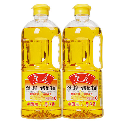 [鲁花直销]鲁花5s一级花生油1lx2