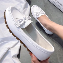 Doudou shoes women's new flat sole single shoes in autumn 2019 work shoes with soft soles