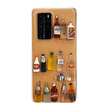 立体超市酒瓶子适用华为p30手机壳p40pro透明nova6创