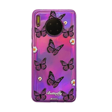 Suitable for Huawei mate30 mobile phone shell mate20 female mate30pro fluorescent laser Butterfly