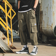 Spring and autumn new style overalls men's fashion brand loose casual pants