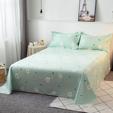 Bed sheet single 100% cotton 1.2m dormitory single 1.5m double sheet three piece set
