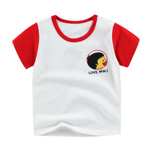 夏季儿童纯棉短袖T恤 男童女童卡通半袖上衣宝宝婴儿