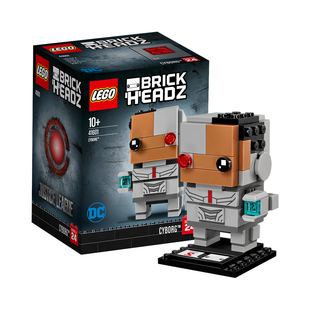 lego乐高积木拼装玩具方头仔系列正义联盟钢骨