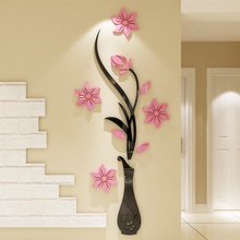 Acrylic 3D three-dimensional wall stickers indoor background wall decoration room wall stickers