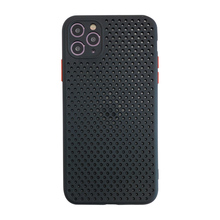 Simple solid color hollow heat dissipation and ventilation Apple X / XS case 11pro / max / xrsilicon