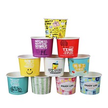 One time stir fried yoghurt cup, round cartoon, special bowl for ice shaving, congee packing box and bag