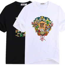 Yalu brand cotton short sleeve printed T-shirt