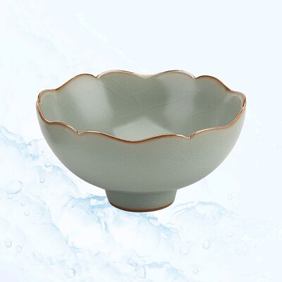 分寸汝窑茶杯开可养主人杯景德镇手