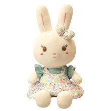 可爱小白兔公仔玩偶毛绒玩具兔子布娃娃女生睡觉床上
