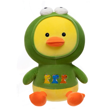 Adorable duck, yellow duck, doll, tiktok, child doll net, red plush toy.