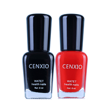 2 bottle nail polish set can tear away non-toxic, tasteless women, durable fast drying black.