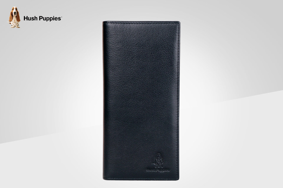 hush puppies/暇步士2016男士长款真皮男士长钱包皮夹