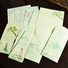 Letter envelope suit art small fresh ancient Chinese romantic love letter letter paper