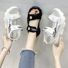 Daddy sandals girl Daisy ins fashion 2020 summer new Korean version of Velcro