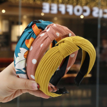 Korean headdress fabric knitting hair band