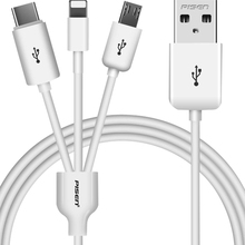 Pinsheng data line three in one apple Android type-C mobile phone charging fast charging one in three