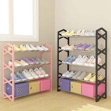 Waiting for creative X-type multi-layer shoe rack college students' dormitory shoe rack